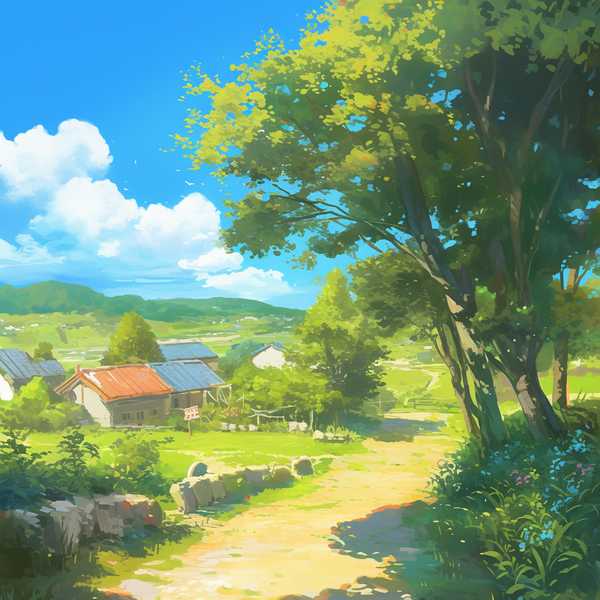 Landscape painting-Rural scenery 46