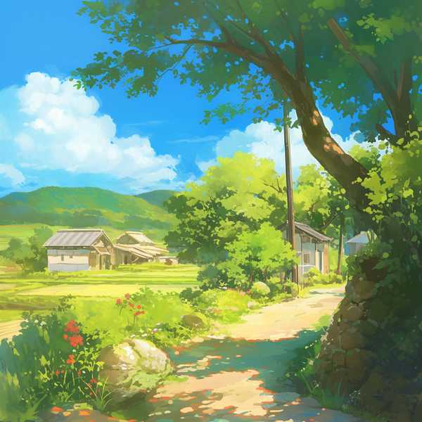 Landscape painting-Rural scenery 44