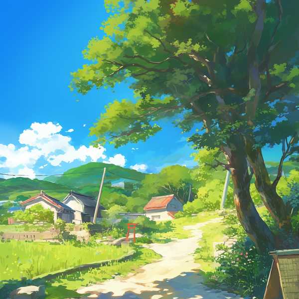 Landscape painting-Rural scenery 42