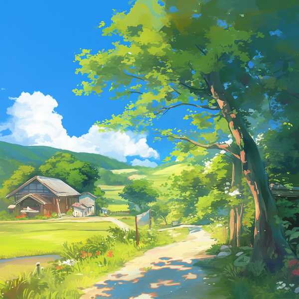 Landscape painting-Rural scenery 41