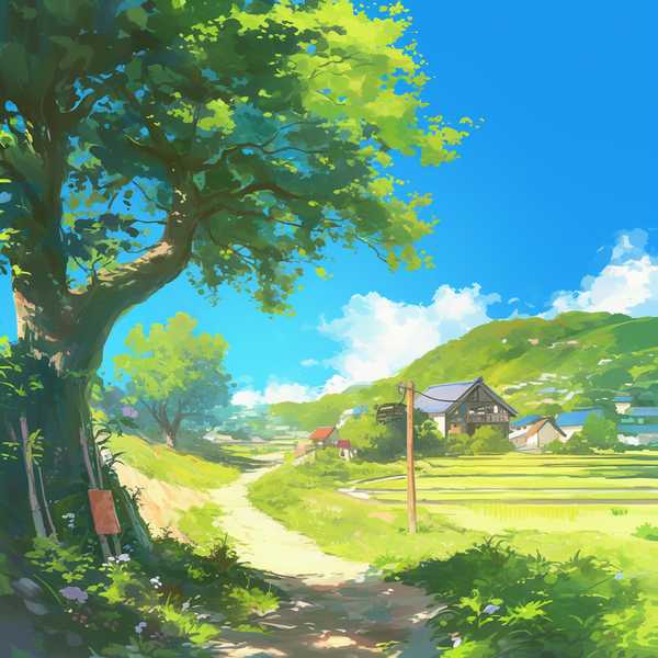 Landscape painting-Rural scenery 40