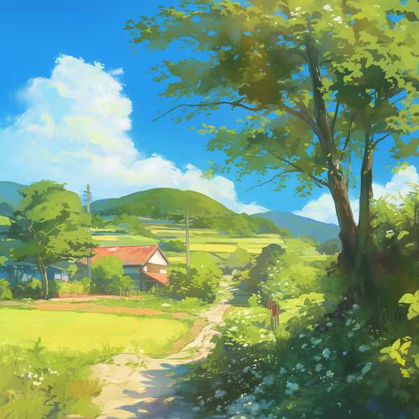 Landscape painting-Rural scenery 38
