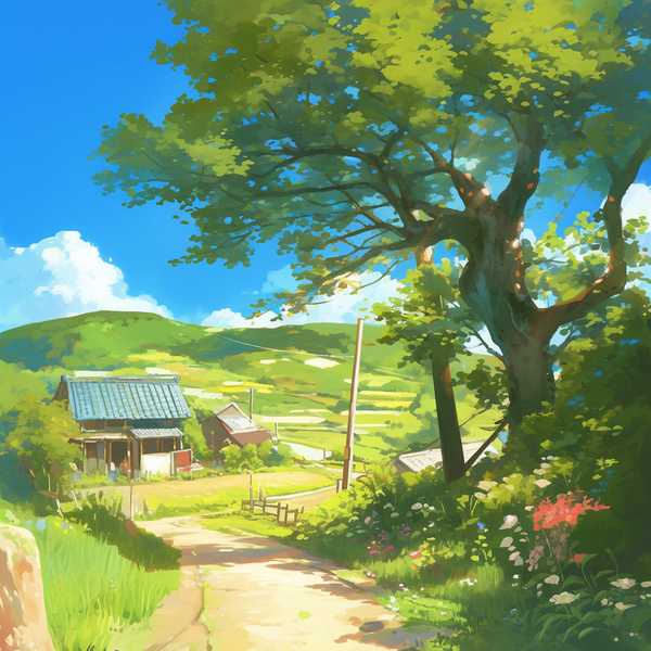 Landscape painting-Rural scenery 36