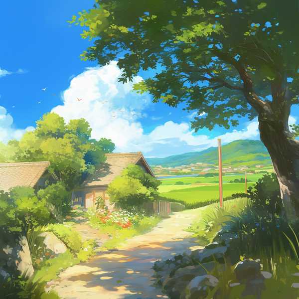 Landscape painting-Rural scenery 33