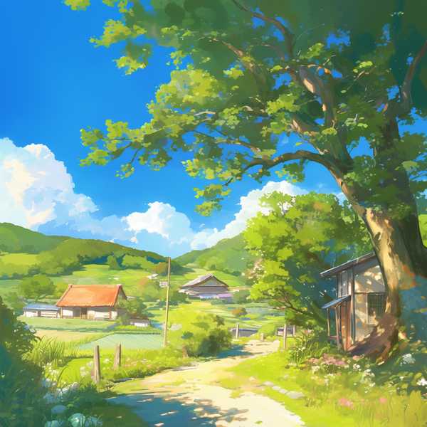 Landscape painting-Rural scenery 29