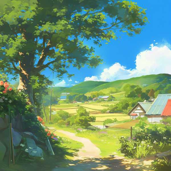 Landscape painting-Rural scenery 28