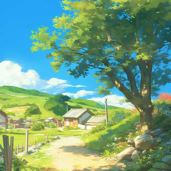 Landscape painting-Rural scenery 27