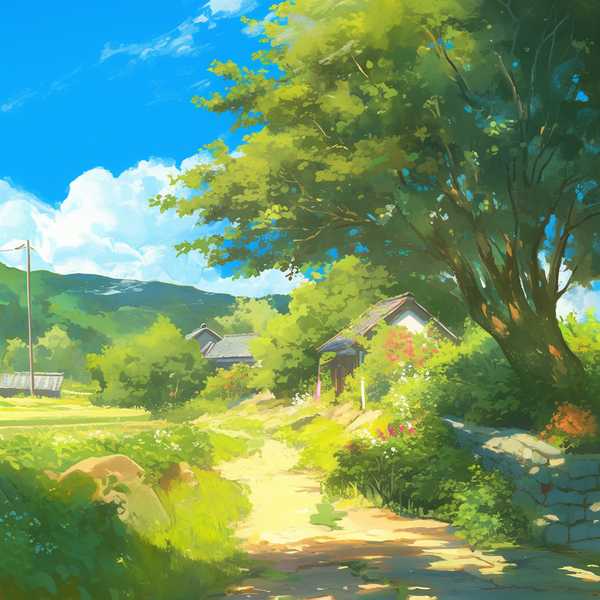 Landscape painting-Rural scenery 25