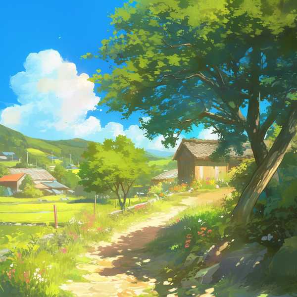 Landscape painting-Rural scenery 24
