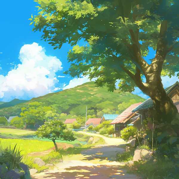 Landscape painting-Rural scenery 23