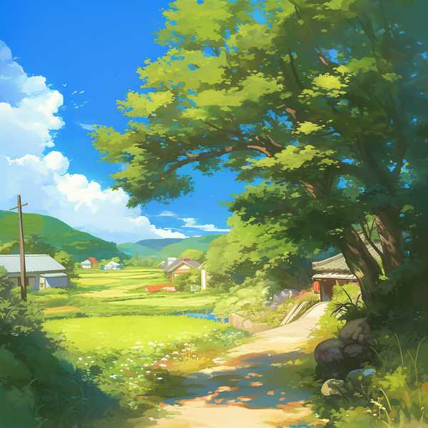Landscape painting-Rural scenery 21
