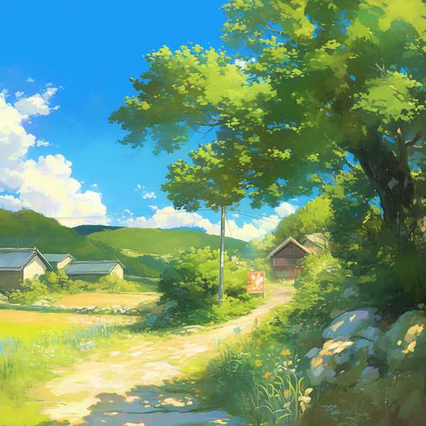 Landscape painting-Rural scenery 19