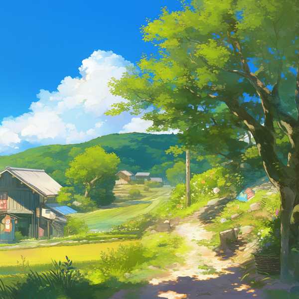 Landscape painting-Rural scenery 17