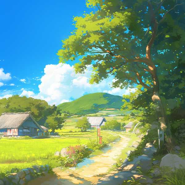 Landscape painting-Rural scenery 16