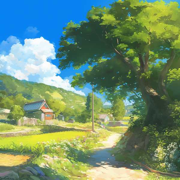 Landscape painting-Rural scenery 15