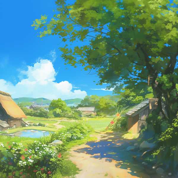 Landscape painting-Rural scenery 13