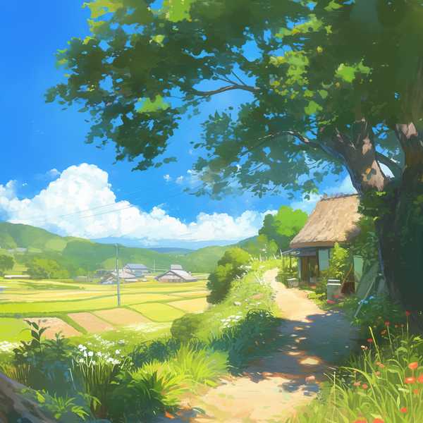 Landscape painting-Rural scenery 12