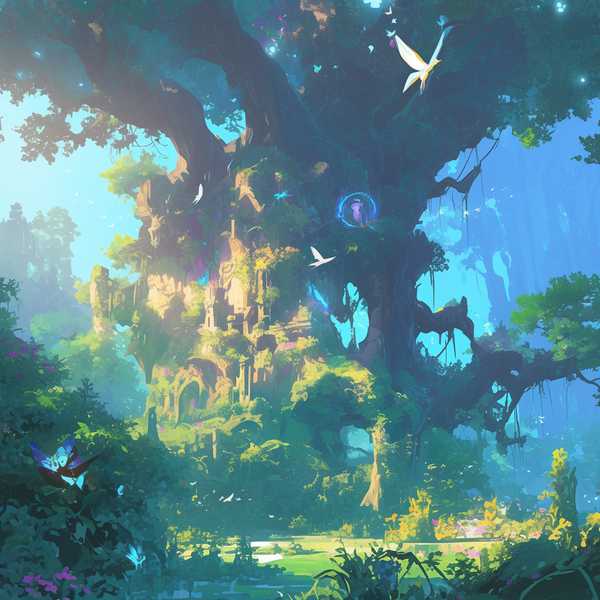 Ancient Forest Oil Painting -Ancient Forest 11