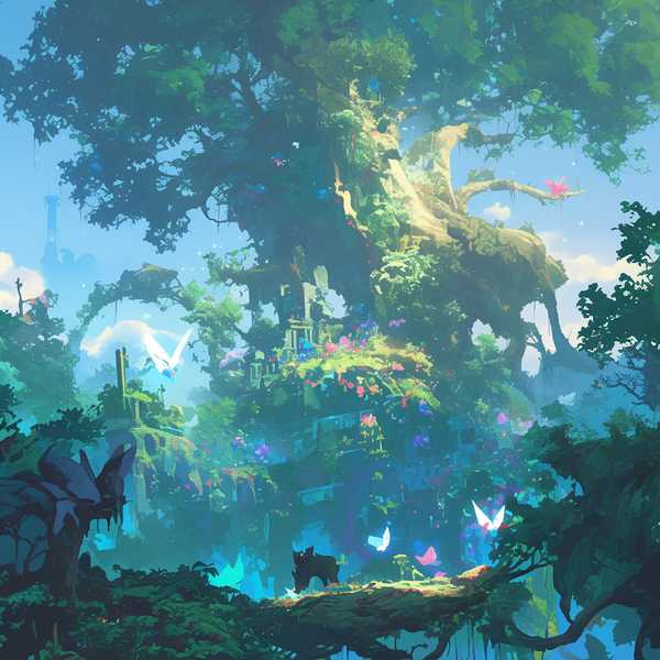 Ancient Forest Oil Painting -Ancient Forest 9