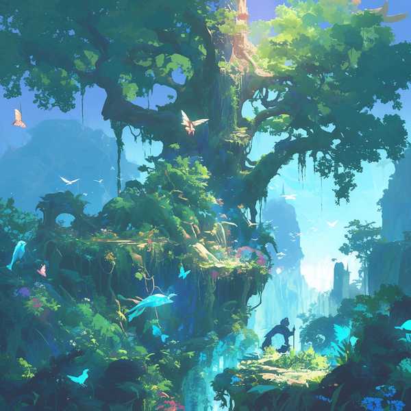 Ancient Forest Oil Painting -Ancient Forest 8
