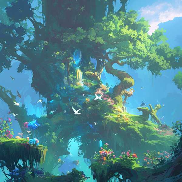 Ancient Forest Oil Painting -Ancient Forest 7