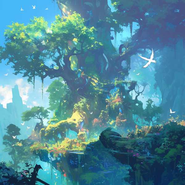 Ancient Forest Oil Painting -Ancient Forest 6
