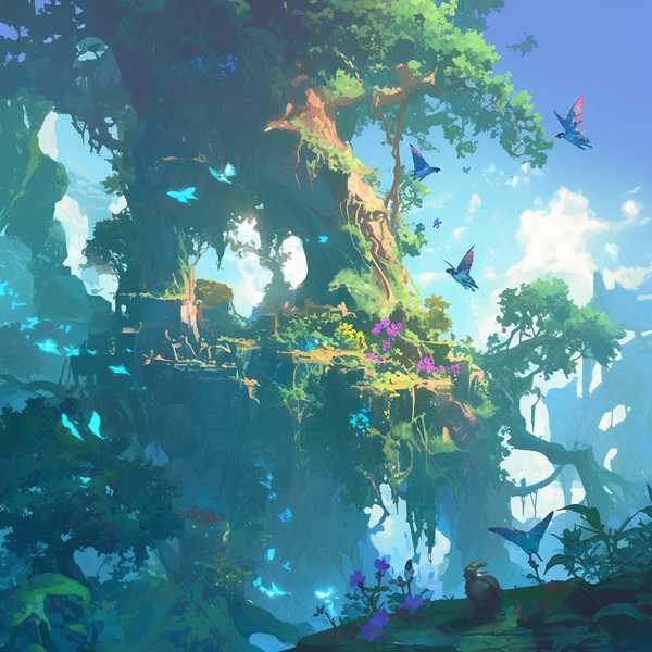 Ancient Forest Oil Painting -Ancient Forest 5