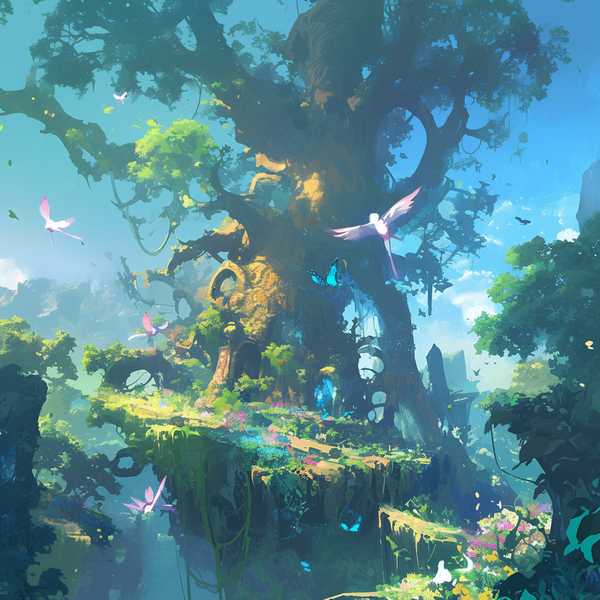 Ancient Forest Oil Painting -Ancient Forest 3