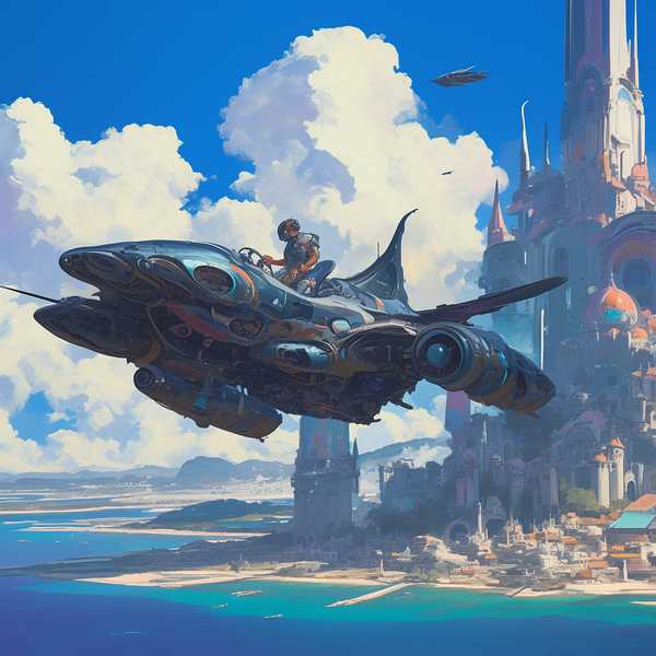 Imagining the City-Maritime flying car 3