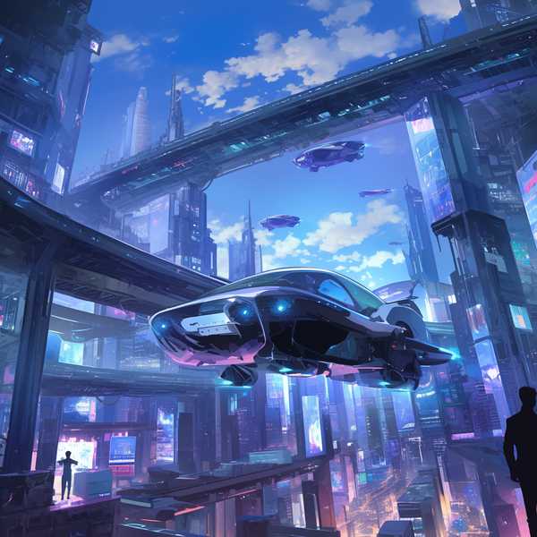 Imagining a Future Living City-Flying Cars and Micro Planes 2